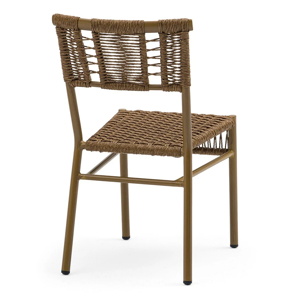 PE Rope Outdoor Dining Chairs factory